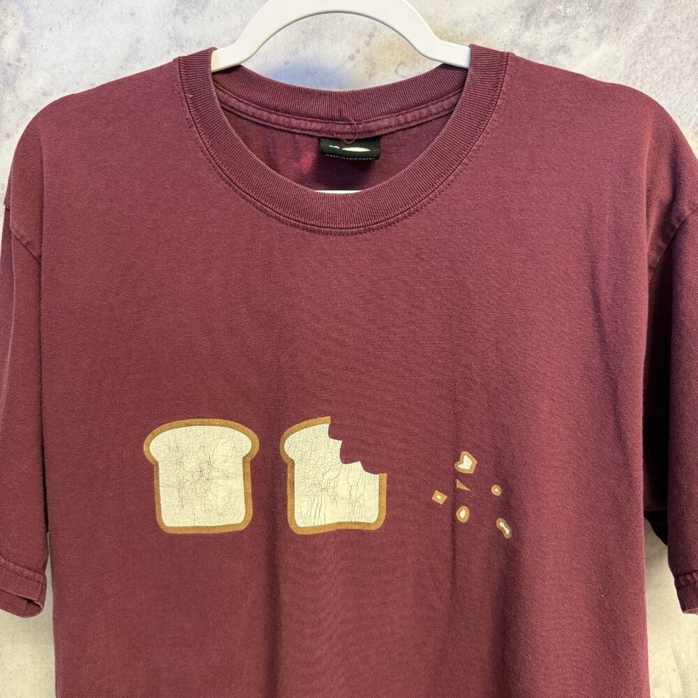 Vintage BGB Bread Garment Bakery Skate T Shirt Men’s Large Red Y2K Skater